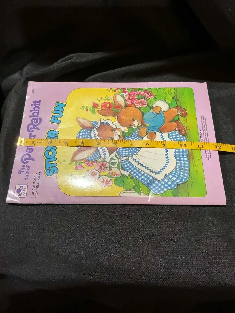 Golden Books The Tale of Peter Rabbit Sticker Fun Book Vintage 1981